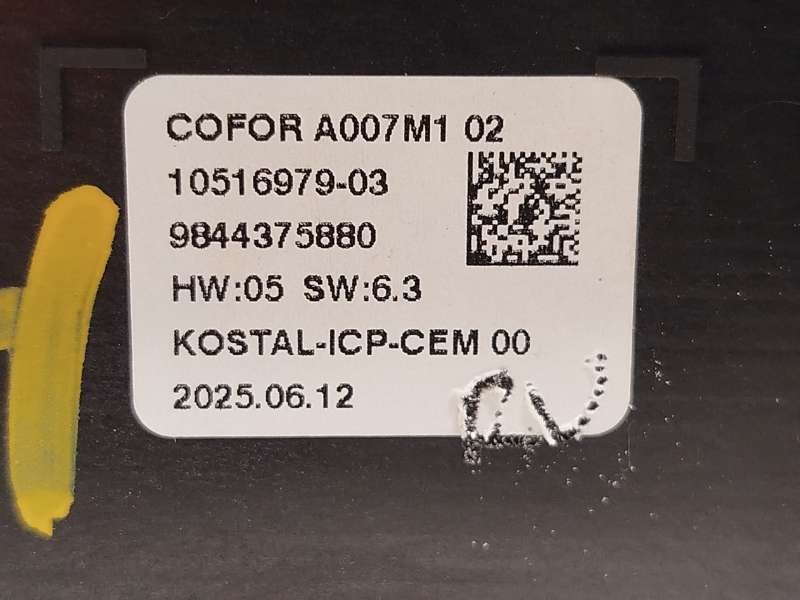 Recambio de mando climatizador para citroën c4 iii (ba_, bb_, bc_) e-c4 (bczkxc) referencia OEM IAM 9844375880 - Blanco 4