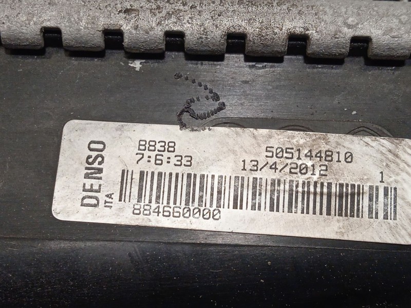 Recambio de radiador agua para alfa romeo giulietta (191) progression referencia OEM IAM 50514481 50526636 