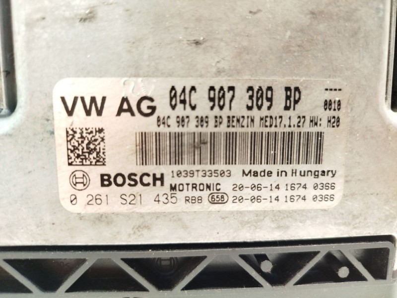 Recambio de centralita motor uce para seat arona style referencia OEM IAM 04C907309BP  0261S21435