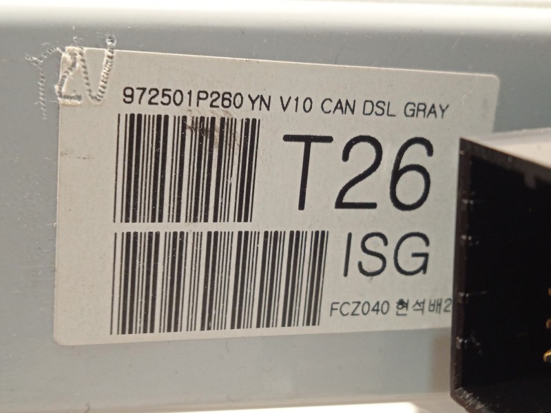 Recambio de mando climatizador para kia venga (yn) 1.6 crdi 128 referencia OEM IAM 972501P260 972501P260EQ 