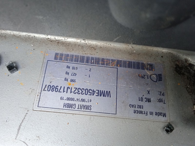 smart fortwo coupé (450) del año 2004