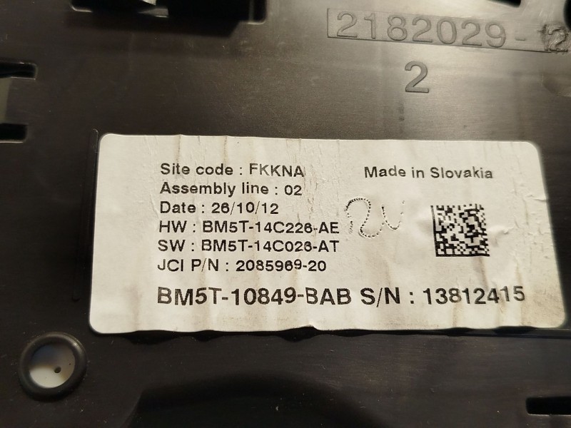 Recambio de cuadro instrumentos para ford focus iii 1.0 ecoboost referencia OEM IAM BM5T10849BAB 1879748 