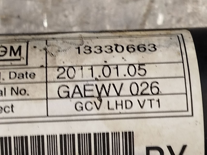 Recambio de cremallera direccion para chevrolet cruze ls referencia OEM IAM 13330663  