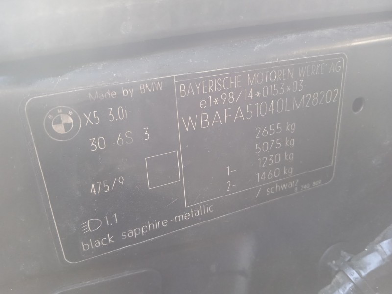 bmw x5 (e53) del año 2001