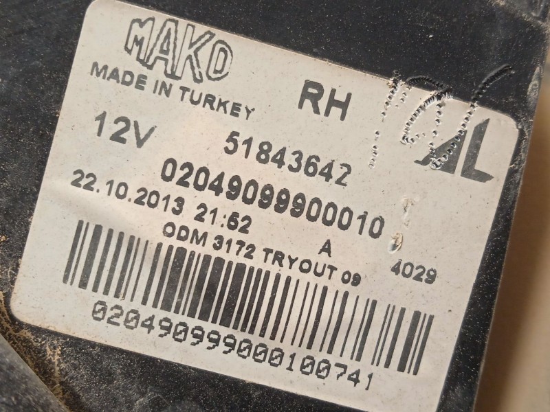 Recambio de piloto trasero derecho para fiat panda (312_, 319_) 0.9 (312pxg1a) referencia OEM IAM 51843642  