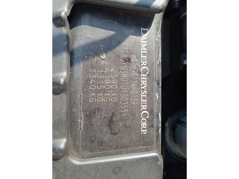 chrysler voyager iv (rg, rs) del año 2001