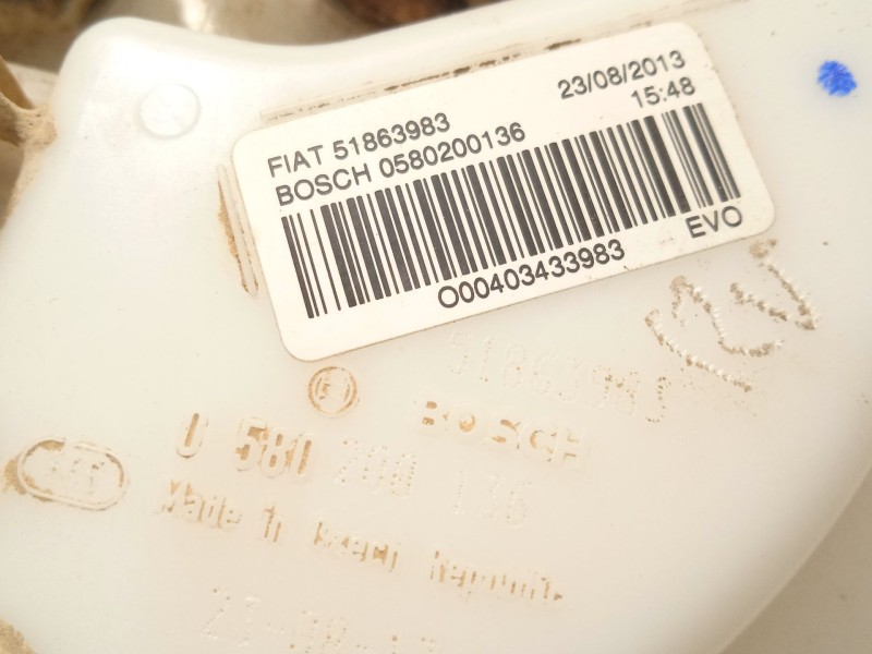 Recambio de bomba combustible para fiat panda (312_, 319_) 0.9 (312pxg1a) referencia OEM IAM 51863983  0580200136