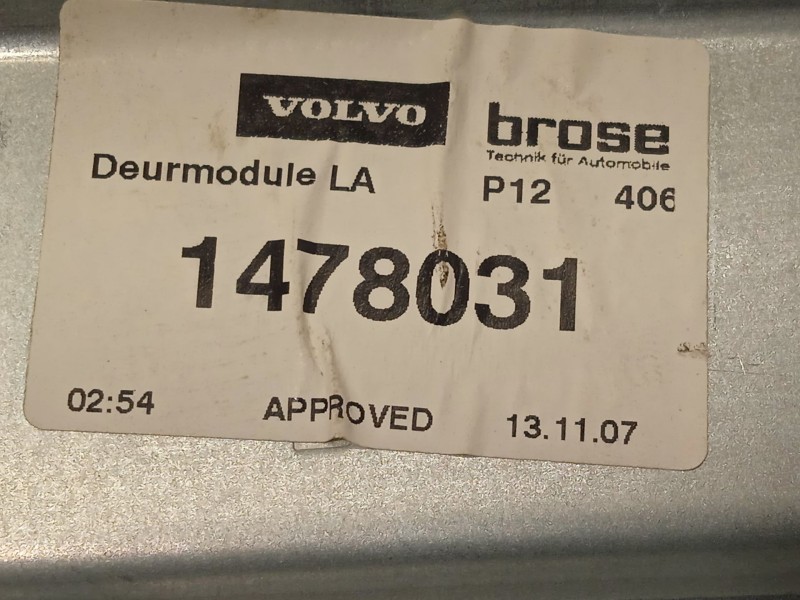 Recambio de elevalunas trasero izquierdo para volvo v50 (545) 2.0 d referencia OEM IAM 1478031 31253515 