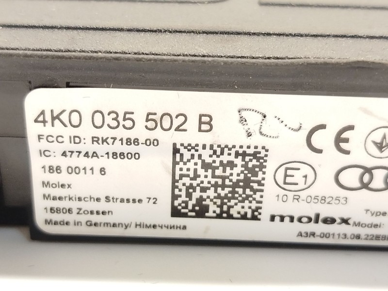 Recambio de modulo electronico para audi a6 c8 (4a2) 45 tdi mild hybrid quattro referencia OEM IAM 4K0035502B  