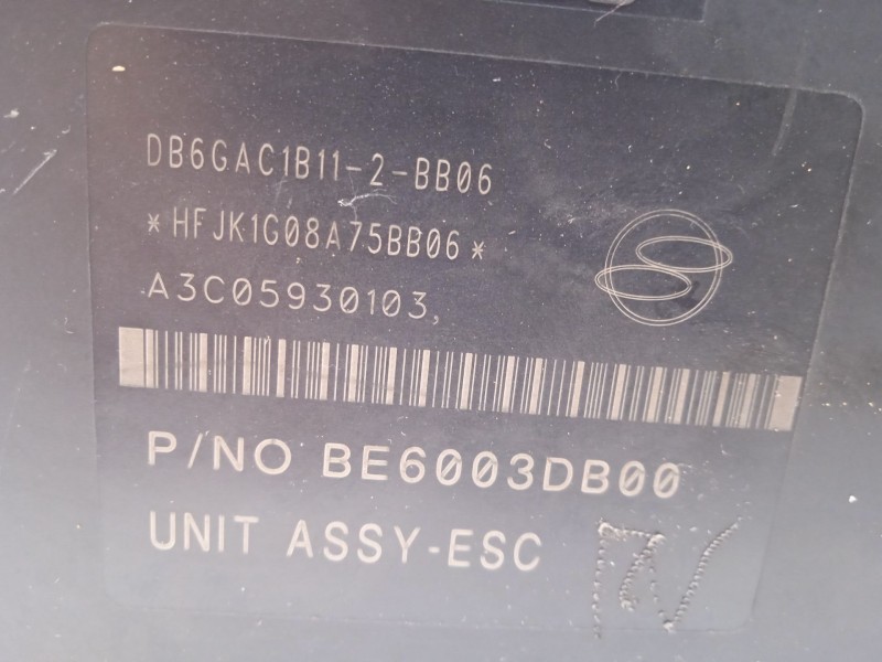 Recambio de abs para ssangyong tivoli 1.2 referencia OEM IAM 4892035800 BE6003DB00 BH6014DB00