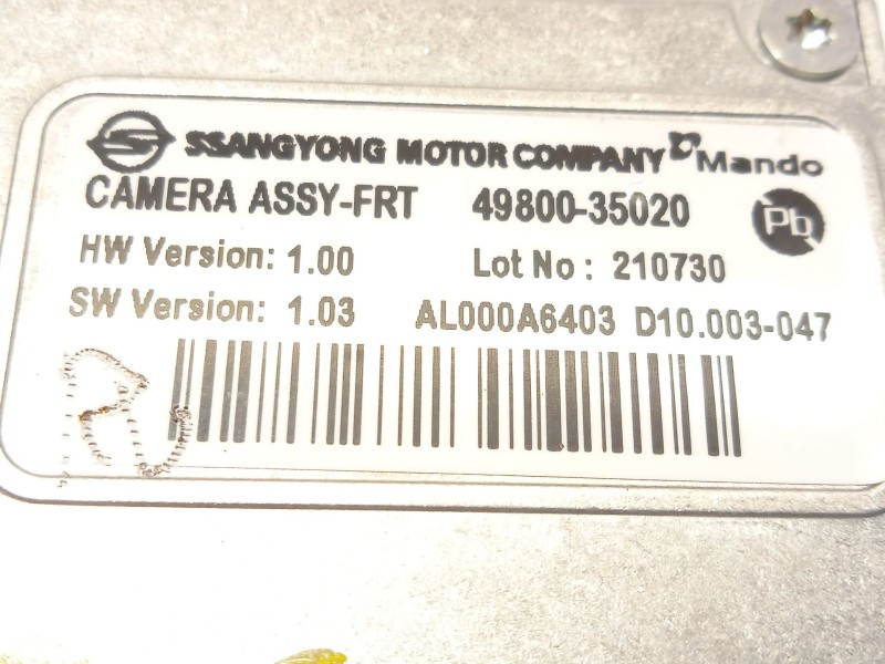 Recambio de modulo electronico para ssangyong tivoli 1.2 referencia OEM IAM 4980035020  