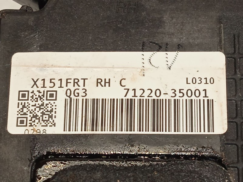 Recambio de cerradura puerta delantera derecha para ssangyong tivoli 1.2 referencia OEM IAM 7122035001  