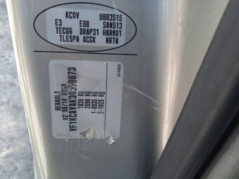 renault kangoo (kc0/1_) del año 2006