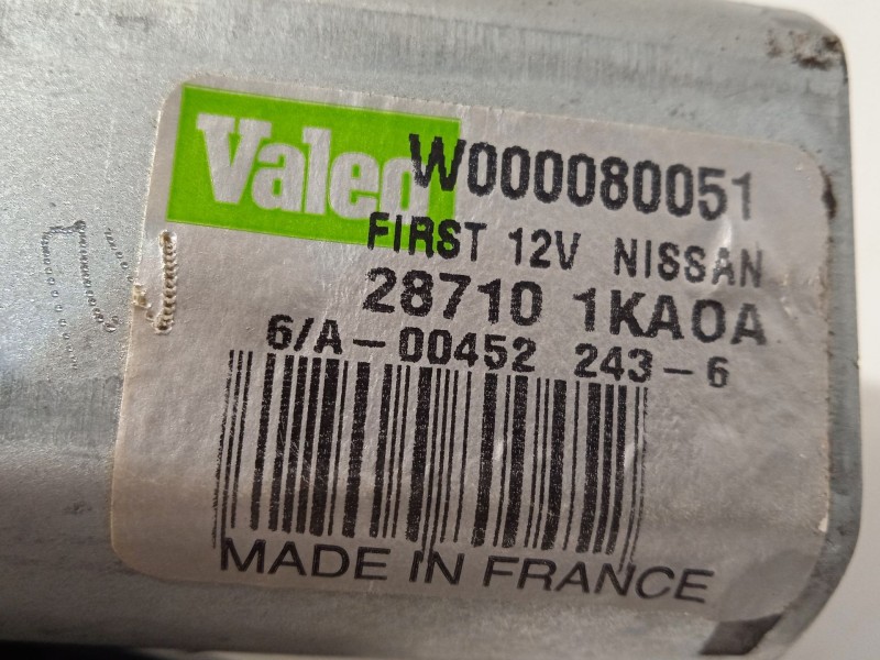 Recambio de motor limpia trasero para nissan juke (f15) 1.5 dci referencia OEM IAM 287101KA0A  W000080051