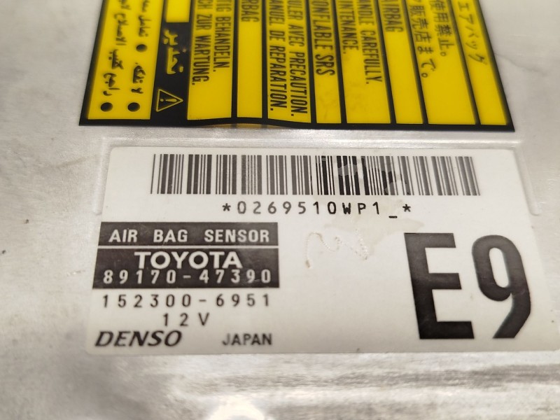 Recambio de centralita airbag para toyota prius liftback (_w2_) 1.5 hybrid (nhw20_) referencia OEM IAM 8917047390  1523006951