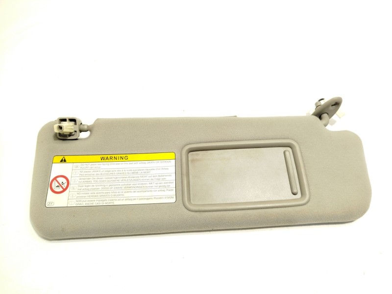 Recambio de parasol derecho para toyota prius liftback (_w2_) 1.5 hybrid (nhw20_) referencia OEM IAM 7431047133B4  