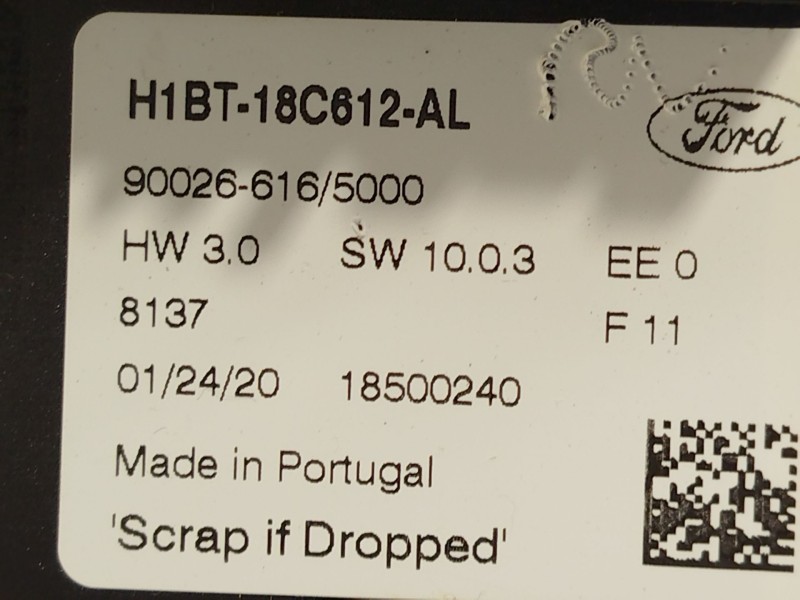 Recambio de mando climatizador para ford fiesta (ce1) st-line referencia OEM IAM H1BT18C612AL 2415145 