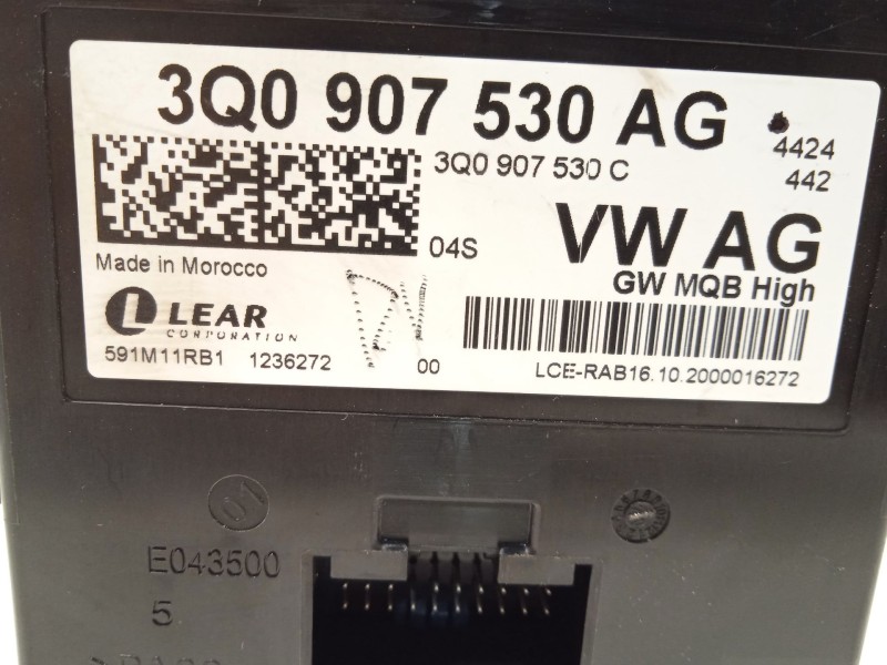 Recambio de modulo electronico para skoda karoq (nu) 1.5 16v tsi act referencia OEM IAM 3Q0907530AG 3Q0907530C 