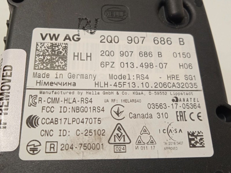 Recambio de modulo electronico para skoda karoq (nu) 1.5 16v tsi act referencia OEM IAM 2Q0907686B  