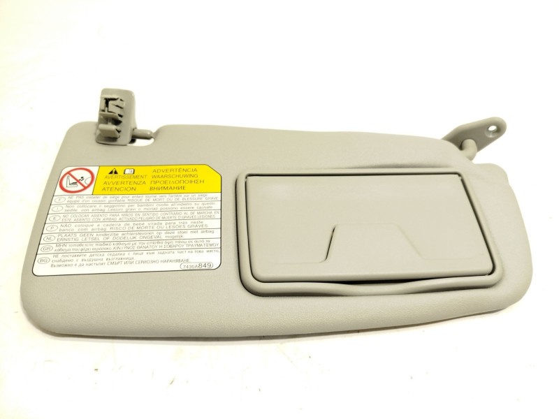 Recambio de parasol derecho para peugeot ion electric referencia OEM IAM 8163KL  