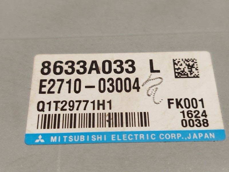 Recambio de modulo electronico para peugeot ion electric referencia OEM IAM 8633A033  E271003004