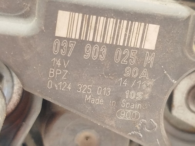 Recambio de alternador para seat ibiza iv sc (6j1, 6p5) 1.4 referencia OEM IAM 037903025M  0124325013