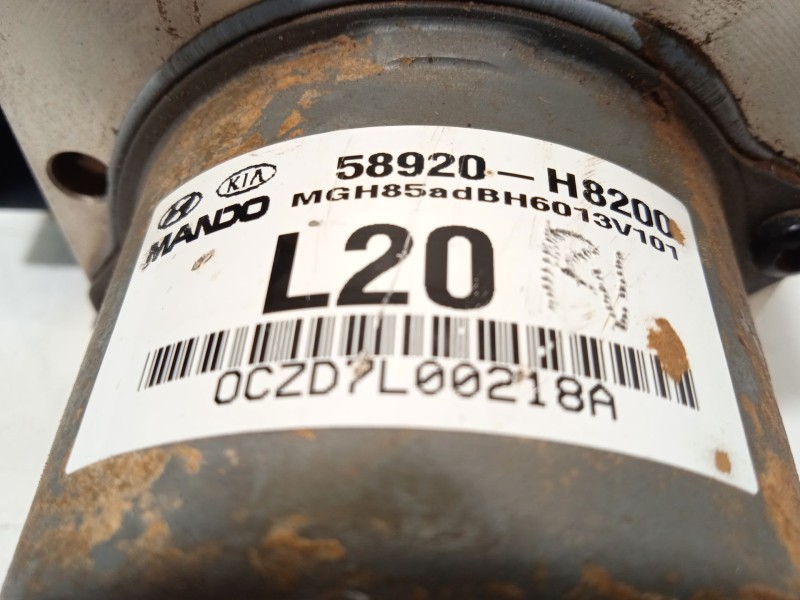 Recambio de abs para kia rio iv (yb, sc, fb) 1.25 referencia OEM IAM 58920H8200 BE6003V102 MGH85ADBH6013V101