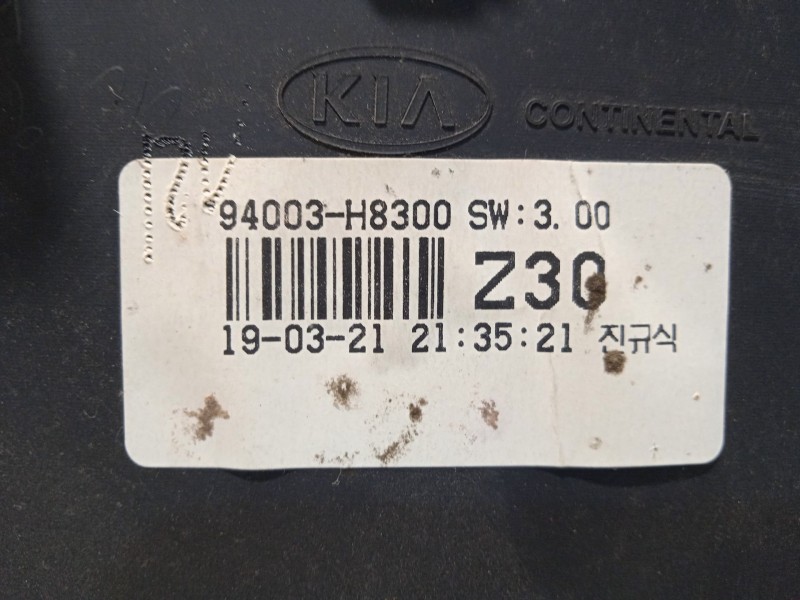 Recambio de cuadro instrumentos para kia rio iv (yb, sc, fb) 1.25 referencia OEM IAM 94003H8300  