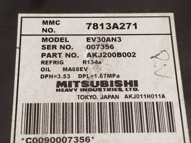 Recambio de compresor aire acondicionado para peugeot ion electric referencia OEM IAM 7813A271 648778 