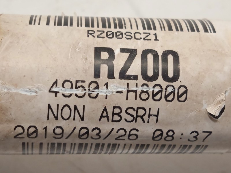 Recambio de transmision delantera derecha para kia rio iv (yb, sc, fb) 1.25 referencia OEM IAM 49501H8000  