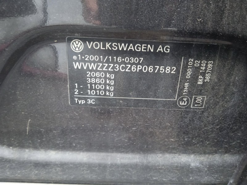 volkswagen passat b6 (3c2) del año 2005