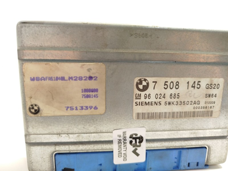 Recambio de centralita cambio automatico para bmw x5 (e53) 3.0 i referencia OEM IAM 7508145  5WK33502AG