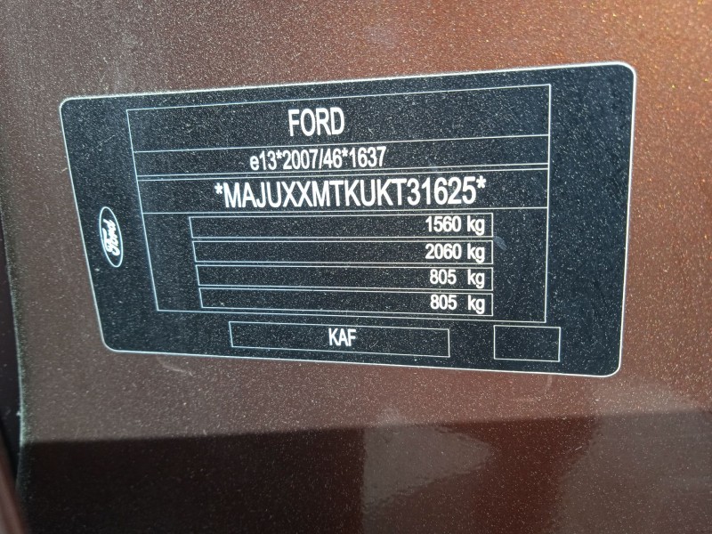 ford ka+ iii (uk, fk) del año 2019