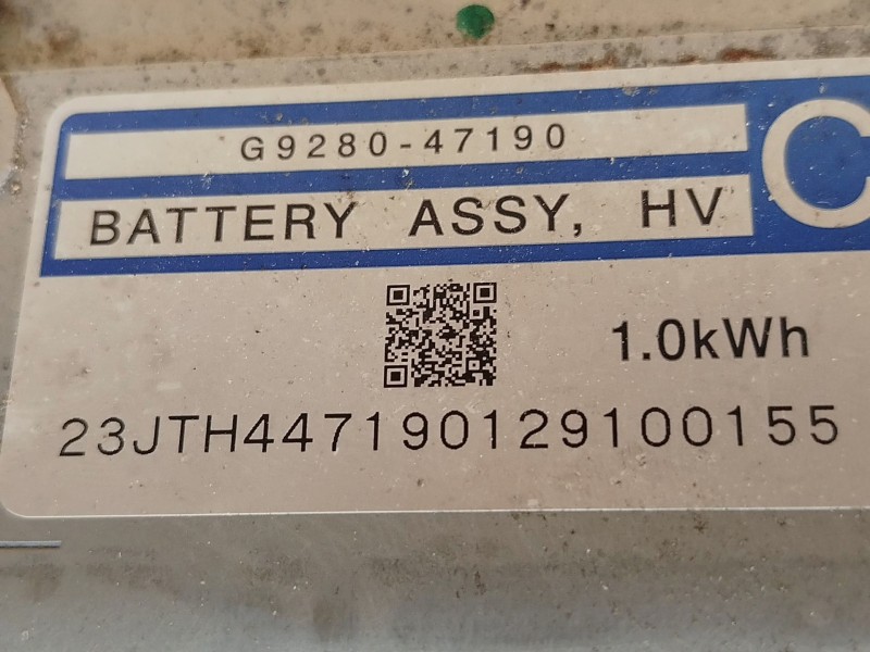 Recambio de bateria electrica menor de 5 kwh (hev) para toyota prius plus (_w4_) 1.8 hybrid (zvw40w, zvw41w) referencia OEM IAM 