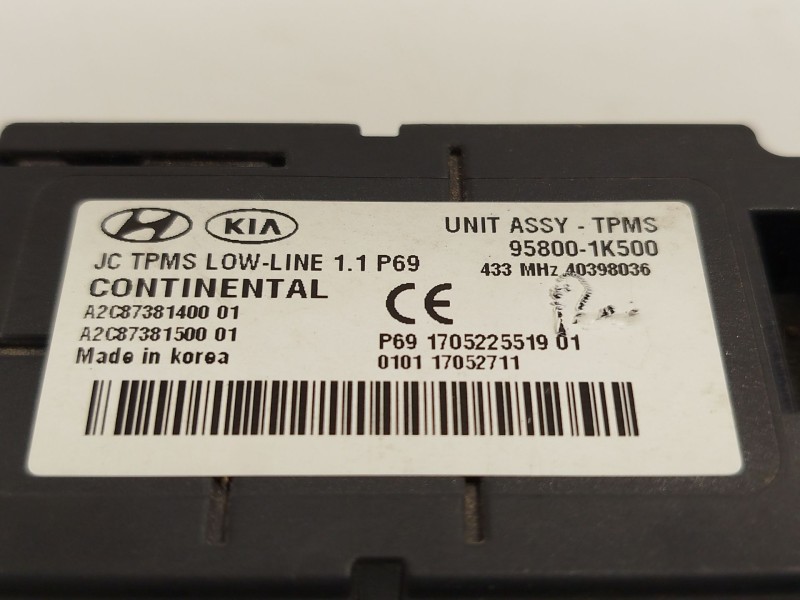 Recambio de modulo electronico para hyundai ix20 1.6 cat referencia OEM IAM 958001K500  A2C87381400