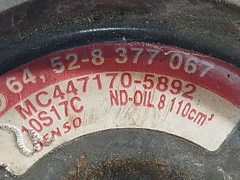 Recambio de compresor aire acondicionado para bmw x5 (e53) 3.0 i referencia OEM IAM 64528377067 10S17C 4471705892