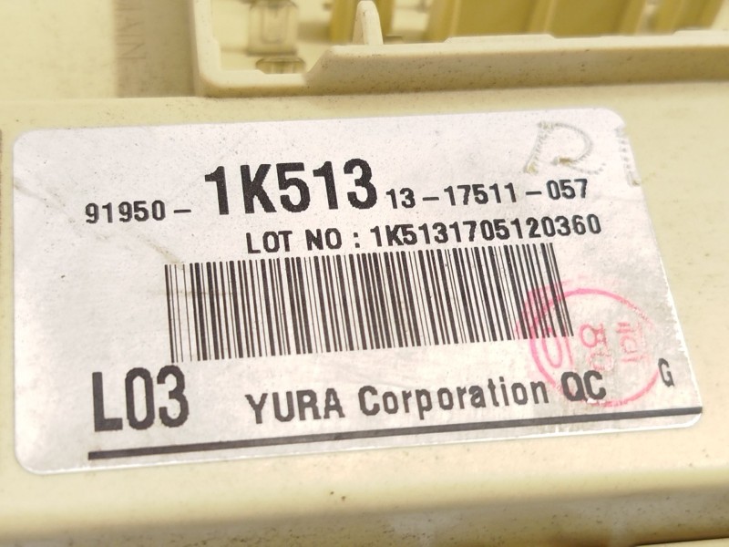 Recambio de caja reles / fusibles para hyundai ix20 1.6 cat referencia OEM IAM 919501K513  