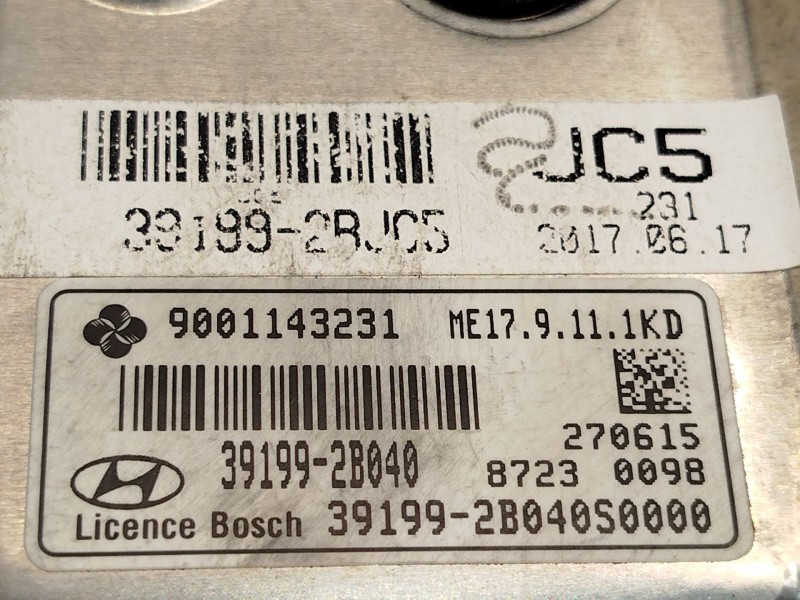 Recambio de centralita motor uce para hyundai ix20 1.6 cat referencia OEM IAM 391992B040 9001143231 1038407759
