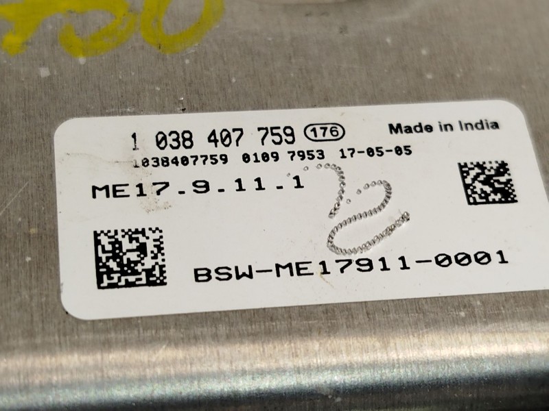 Recambio de centralita motor uce para hyundai ix20 1.6 cat referencia OEM IAM 391992B040 9001143231 1038407759