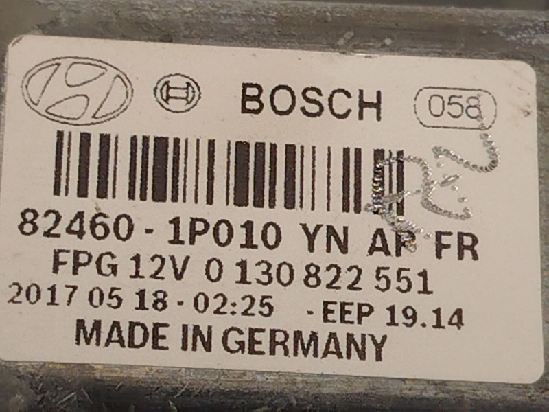Recambio de elevalunas delantero derecho para hyundai ix20 1.6 cat referencia OEM IAM 824801K030 824601P010 