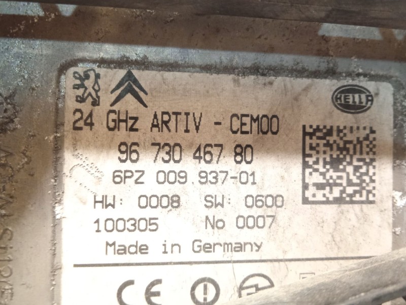 Recambio de modulo electronico para peugeot 5008 (0u_, 0e_) 1.6 hdi referencia OEM IAM 9673046780 5BA170304 6PZ009937