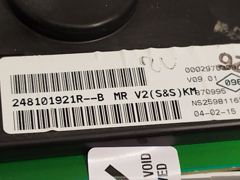 Recambio de cuadro instrumentos para dacia duster 1.5 dci diesel fap cat referencia OEM IAM 248101921R  