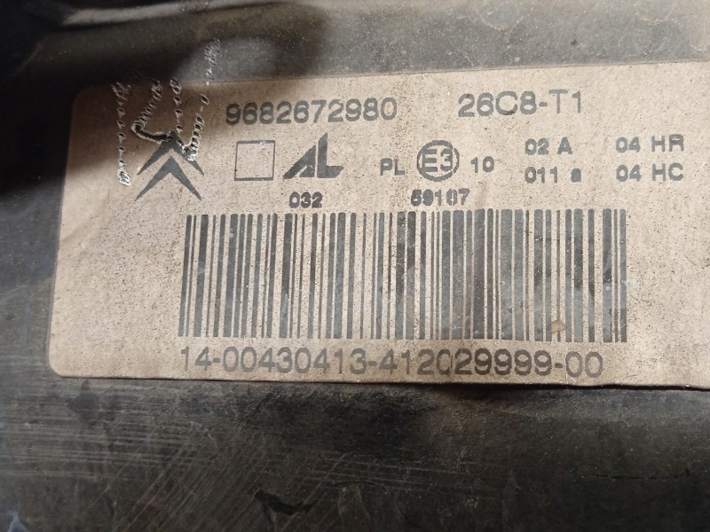 Recambio de faro derecho para citroën c3 i (fc_, fn_) 1.4 i referencia OEM IAM 9682672980 620685 