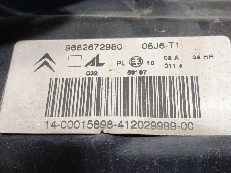 Recambio de faro derecho para citroën c3 i (fc_, fn_) 1.4 hdi referencia OEM IAM 9682672980  