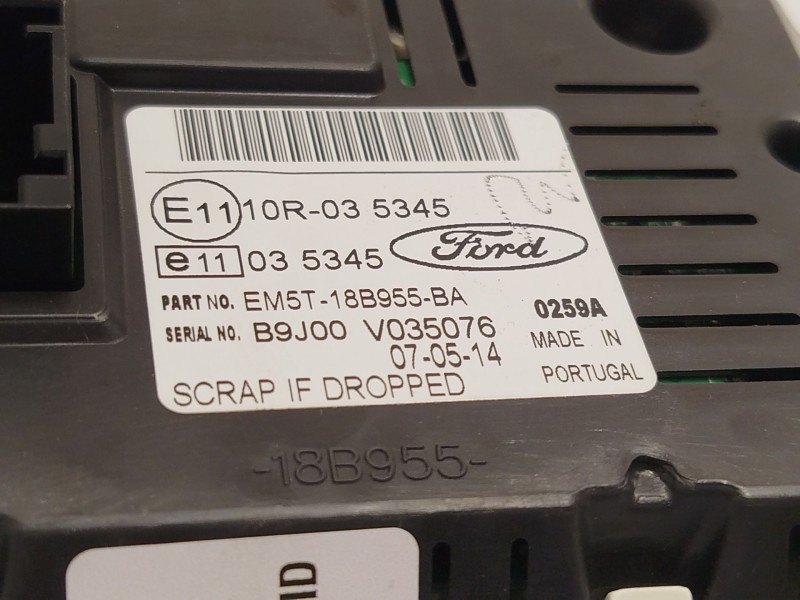 Recambio de pantalla multifuncion para ford grand c-max trend referencia OEM IAM EM5T18B955BA 2014481 