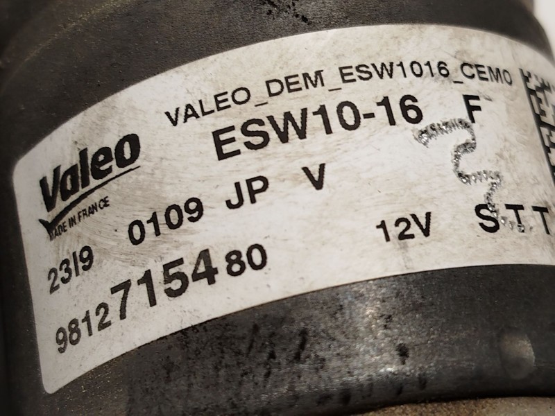 Recambio de motor arranque para peugeot rifter 1.2 puretech 110 referencia OEM IAM 9812715480  ESW1016F