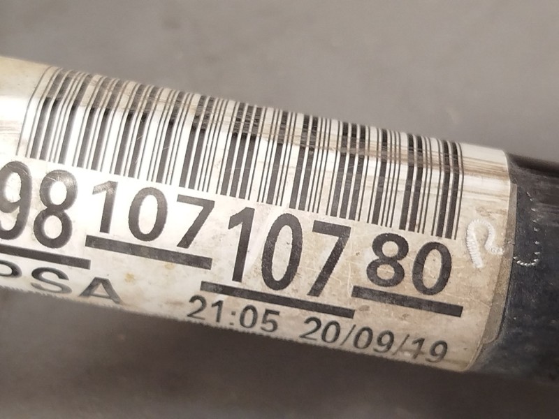 Recambio de transmision delantera derecha para peugeot rifter 1.2 puretech 110 referencia OEM IAM 9810710780  