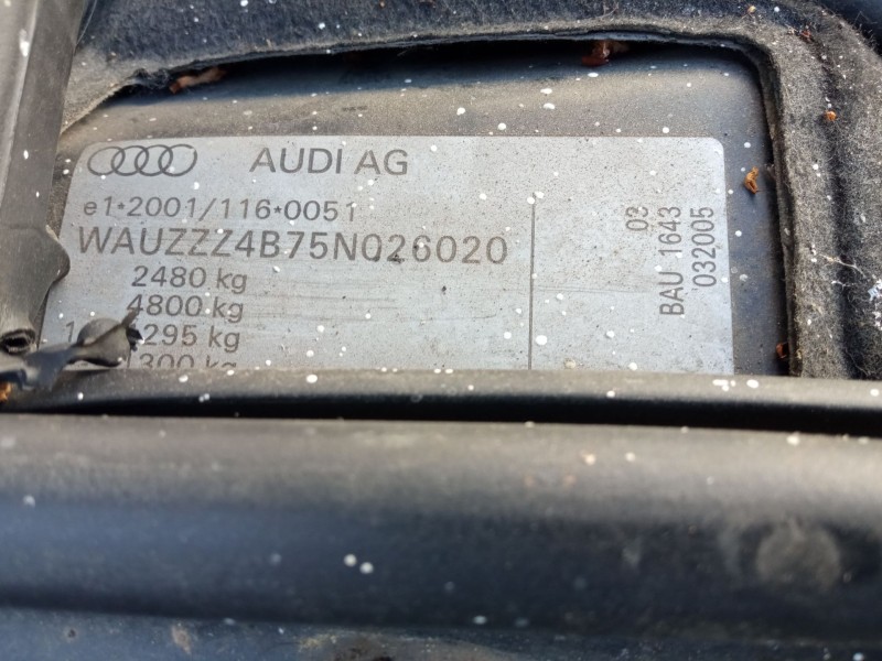 audi allroad c5 (4bh) del año 2005