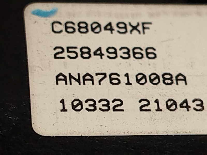 Recambio de anillo airbag para chevrolet cruze (j300) 2.0 cdi referencia OEM IAM 20817720  