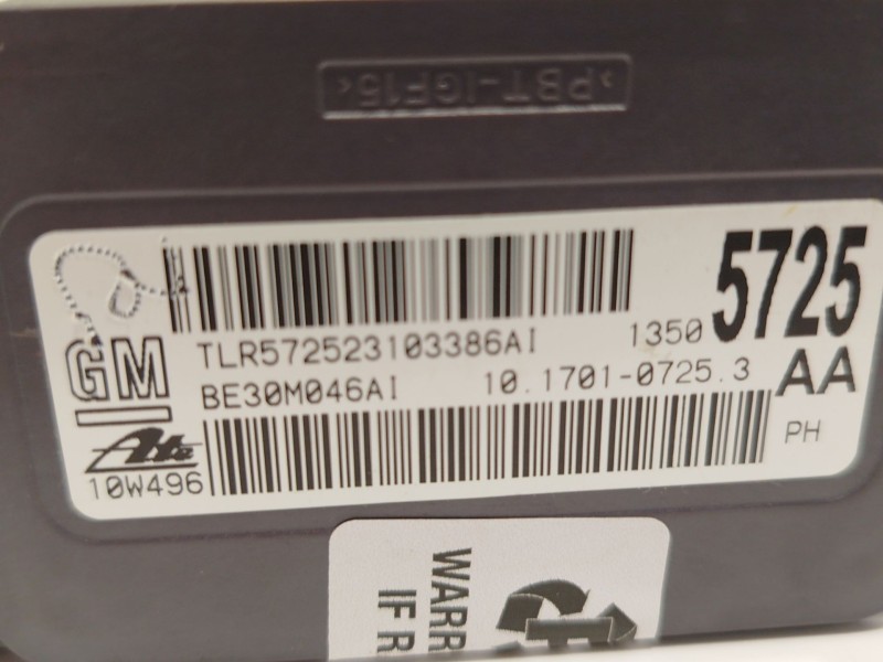 Recambio de centralita esp para chevrolet cruze (j300) 2.0 cdi referencia OEM IAM 13505725  10170107253